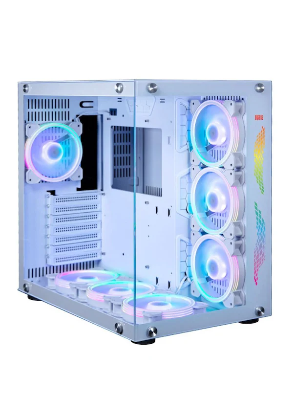 Dragos Warfire 7 ARGB Fanlı Beyaz ATX Oyuncu Kasası