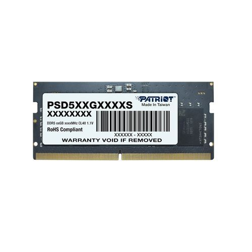 Patriot Signature Line 16GB(1x16GB) DDR5 4800MHz CL40 SODIMM Laptop Ram