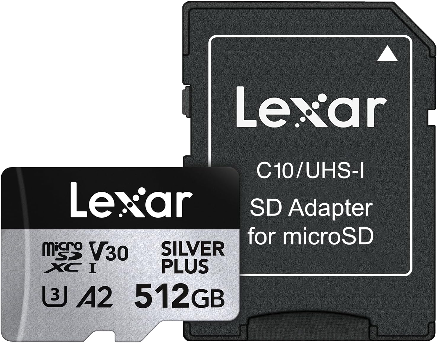 Lexar Professional Silver PlusLMSSIPL512G-BNANG Class10 UHS-I U3 512 GB Micro SD Kart