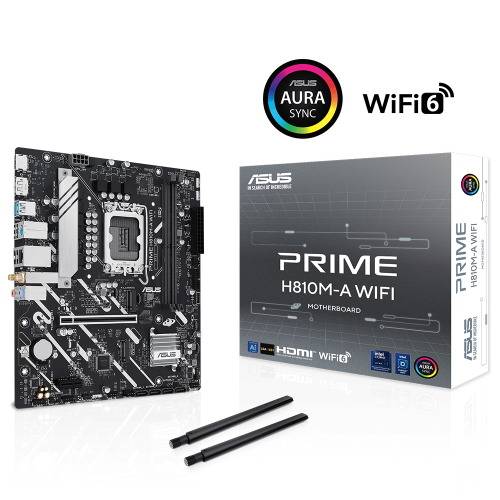 Asus PRIME H810M-A WiFi 2xDDR5 2x M.2 HDMI DP Wi-Fi 6 Bluetooth 5.3 ATX Anakart