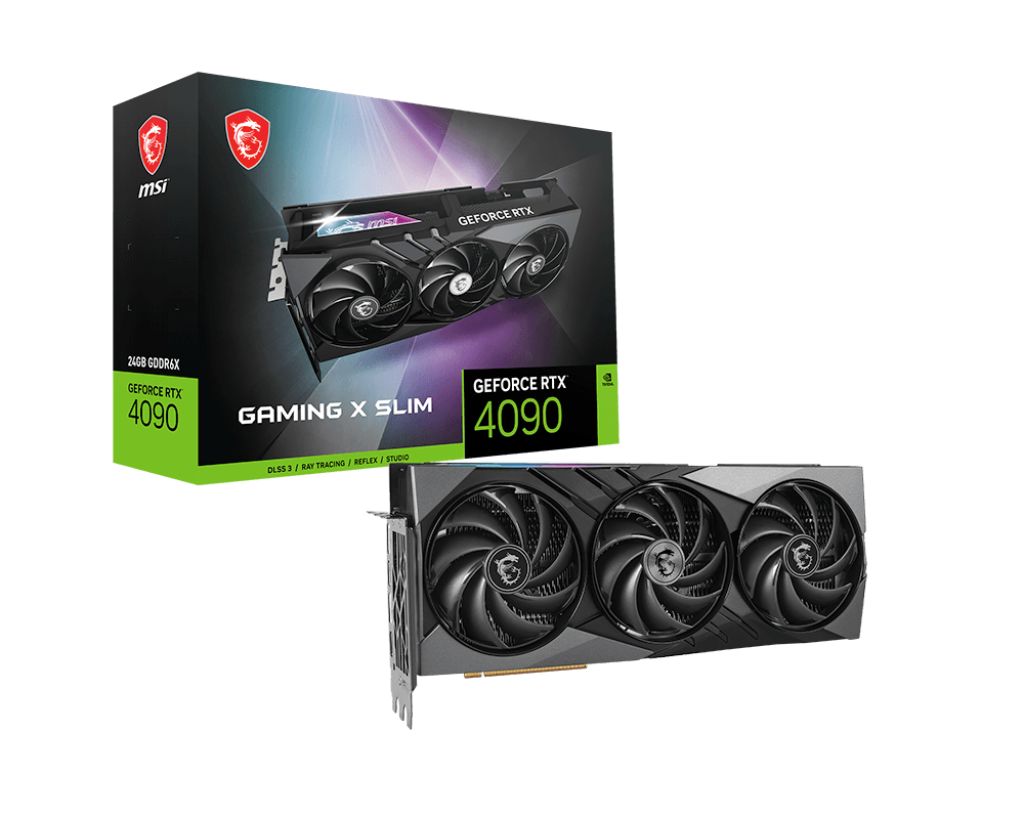 MSI RTX 4090 GAMING X SLIM 24G 24GB GDDR6X 2XDP 2XHDMI 384BİT