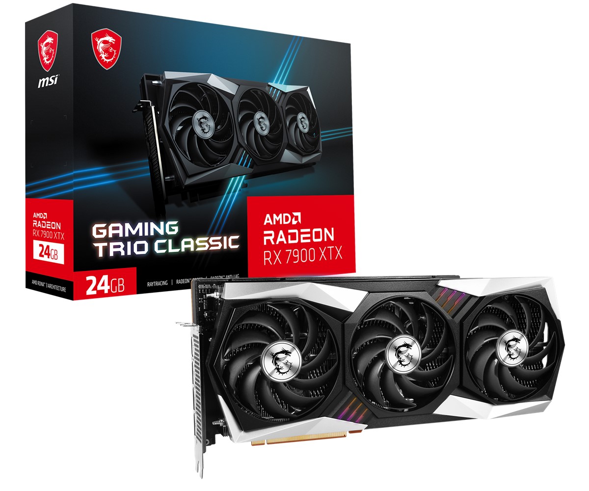 Msi Radeon Rx 7900 Xtx Gaming Trio Classic 24G RX7900XTX 24GB GDDR6X 384B Gaming Ekran Karti
