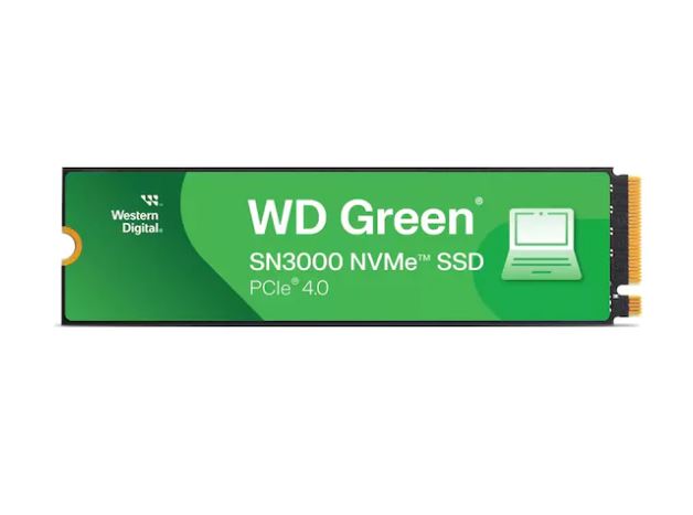 WD Green 2TB SN3000 5000/4200MB/s WDS200T4G0E Gen4 M.2 NVMe SSD