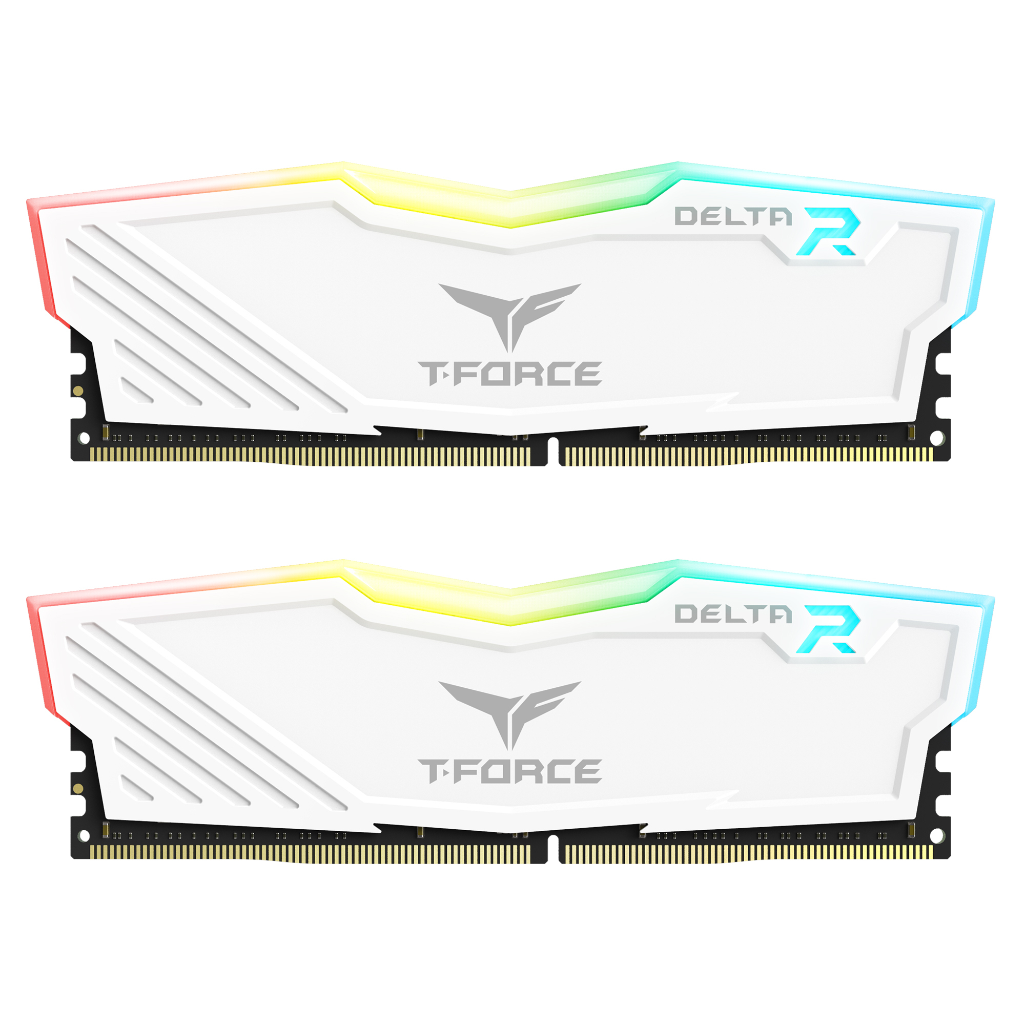 Team T-Force Delta RGB White 32GB (2x16GB) 3600MHz CL18 DDR4 TF4D432G3600HC18JDC01 Gaming Ram