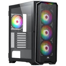 PowerBoost PB-P3720B 850w 80+ Bronze USB 3.0 ATX Mesh RGB Fan Siyah Kasa