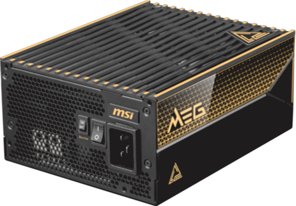 MSI MEG AI1600T PCIE5.1 1600W 80+ Titanium Power Supply