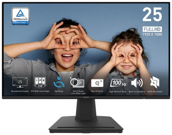MSI Pro 24.5 MP252 16:9 Flat IPS 100hz 1ms Adaptive-Sync Monitör
