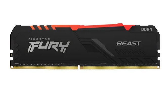 Kingston Fury Beast RGB 32 GB 3600MHz DDR4 CL17 KF436C18BBA/32 Ram
