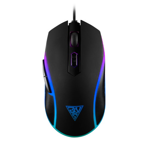 GAMDIAS AURA GS1 Çok Renkli Aydınlatma USB Kablolu 6 Tuşlu Gaming Mouse 3600DPI Siyah