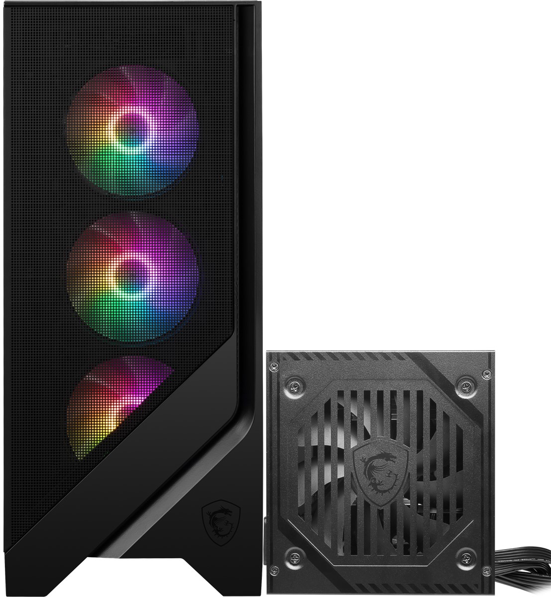 MSI Mag Forge 120A B65 Temperli Cam 6 x120mm Auto RGB Fan 650W Bronz ATX Gaming Bilgisayar Kasası