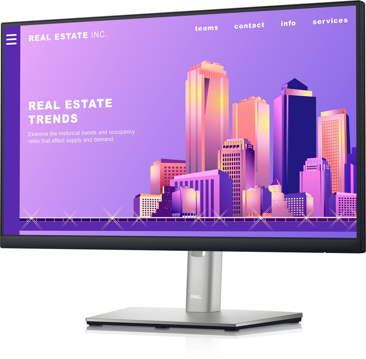 Dell P2223HC USB-C Led Monitör 22" 14ms 60Hz 1920 x 1080 Vesa 1x DP 1x HDMI