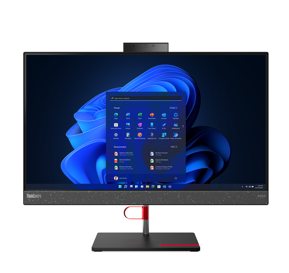Lenovo Thinkcentre Neo 50A 12B90048TX AIO i7-12700H 16GB 512GB SSD 4GB A370M 23.8" FDOS All In One Bilgisayar