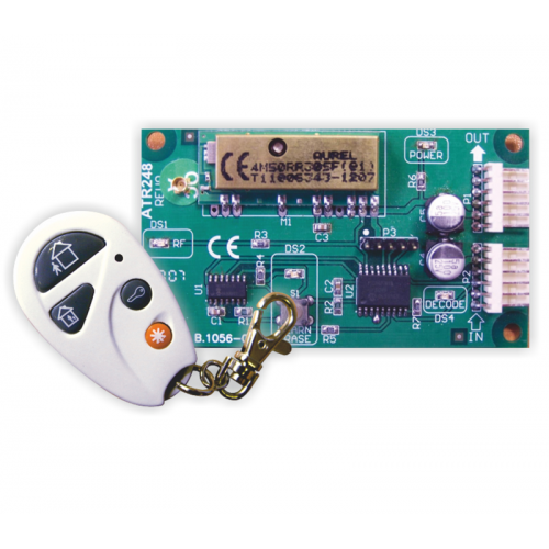 TEKNİM ATR-244, Alarm Uzaktan Kumanda ve Kablosuz Alıcı Modül SET,  VAP Serisi Alarm Panellerine Uyumlu.