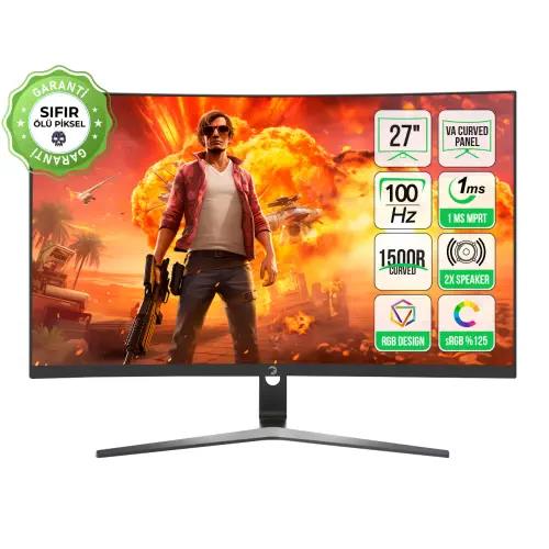 Gamepower Vivid F20 27 1ms Full HD Curved 100 Hz Oyuncu Monitörü