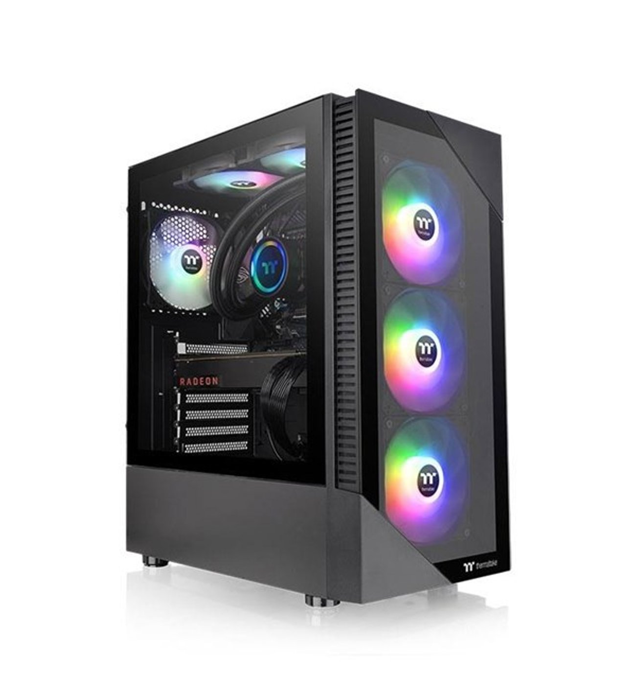 Thermaltake V290 TG 650W 80+ Bronze ARGBa 3x120mm Fan Mesh Ön Panel Pencereli Oyuncu Kasası