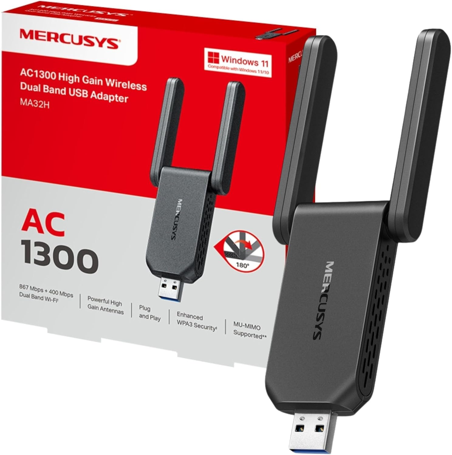 Tp-Link MA32H AC1300 USB 3.0 Wi-Fi Adaptör