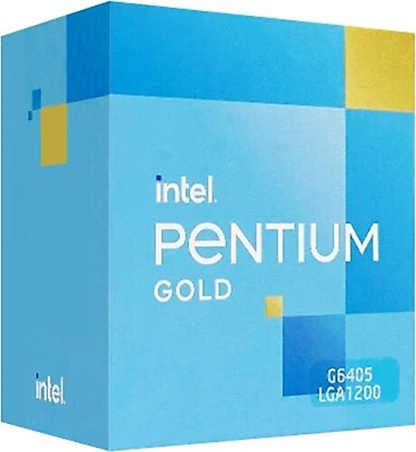 Intel Pentium Gold G6405 İki Çekirdek 4.1 GHz Box Fanlı İşlemci