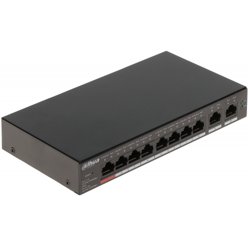 Dahua CS4010-8GT-110 8 Port Gigabit 8 Port PoE 110W +2 Port Uplink Yönetilebilir Switch