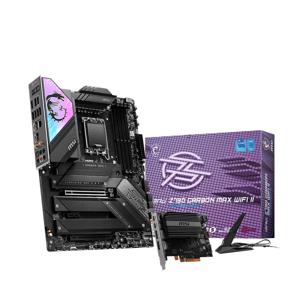 MSI MPG Z790 Carbon Max Wi-Fi II 1700 DDR5 7800MHZ(OC) Gen5 M.2 HDMI ATX Anakart