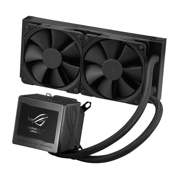 Asus Rog  Ryujın III 240 OLed 3.5 LCD Aura  Sync RGB 3X 2000 PWM 120MM Sıvı Soğutucu