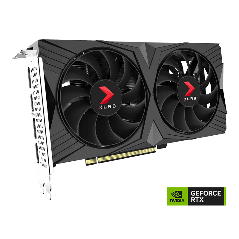 PNY RTX 4060 8GB XLR8 GDDR6 128Bit VCG40608DFXPB1-O DX12 Gaming