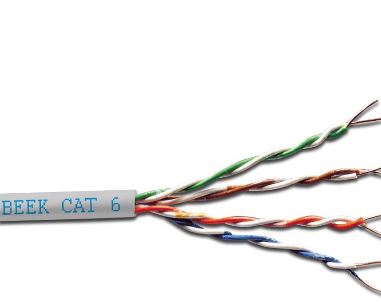 Beek BC-305-UU6-HF U/UTP 305 Metre Cat6 Network Kablosu