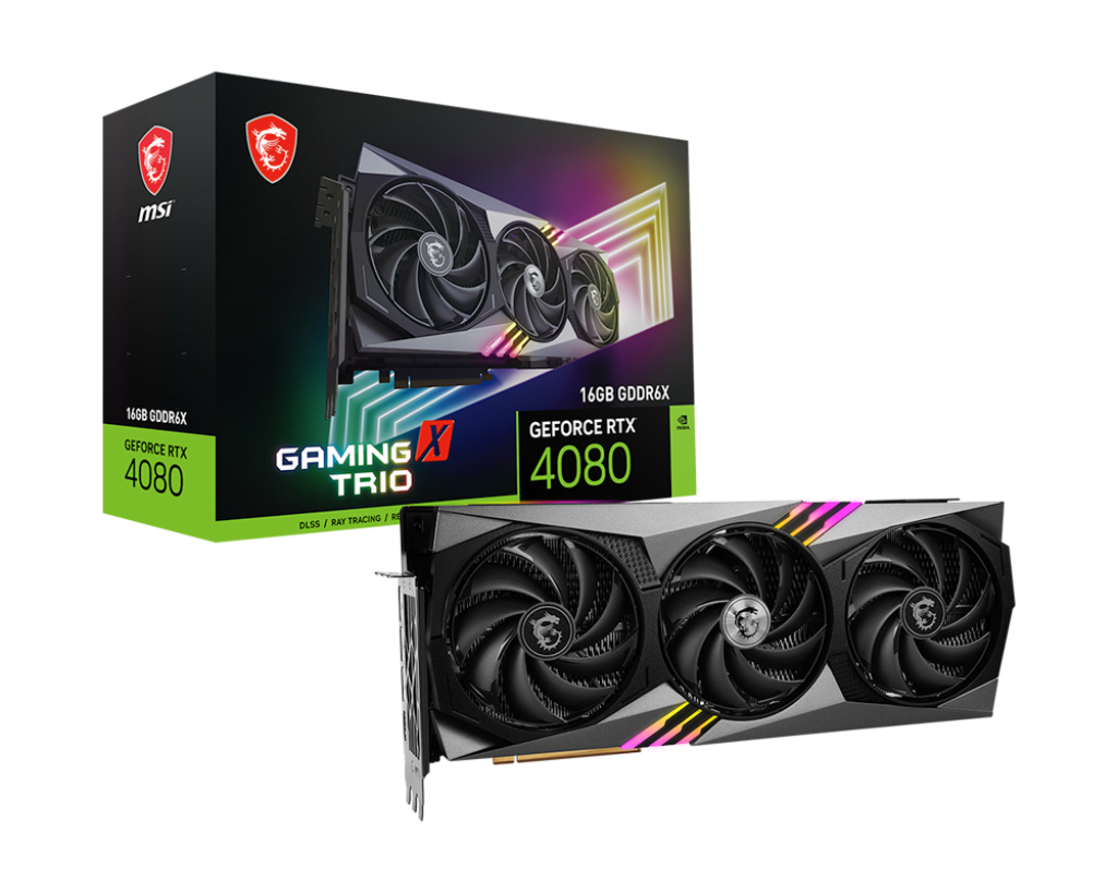 MSI RTX 4080 16GB Gaming X Trio 256 Bit GDDR6X Ekran Kartı
