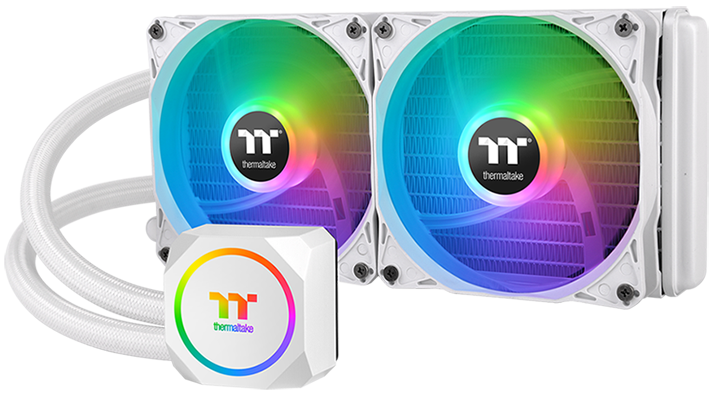 Thermaltake TH240 Beyaz V2 ARGB Led Fanlı 240mm İntel/AM5 Uyumlu Sıvı Soğutma Sistemi