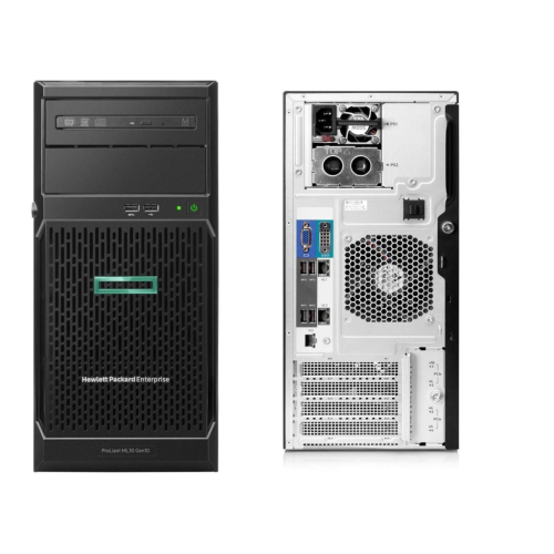 HP P44718-421_UPG ML30 GEN10+ Intel Xeon E-2314 16Gb UDIMM Ram 1Tb SSD + 1Tb HDD 350W Power 4U Kasa Tower Server