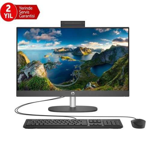 HP B6JC9ES, ProOne 240 G10 i5-1334U, 23,8 FHD Ekran 16Gb Ram 512Gb SSD, Paylaşımlı Ekran Kartı, Free Dos All In One PC, SİYAH (2 Yıl Yerinde Garanti)