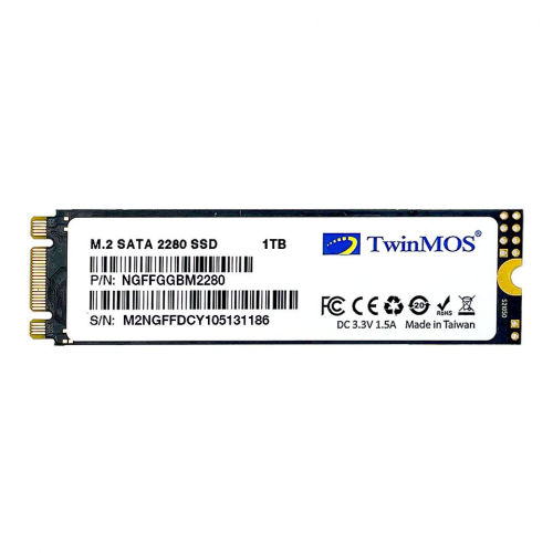 TwinMOS NGFFGGBM2280 1TB M.2 SATA 580-550Mb/s SSD