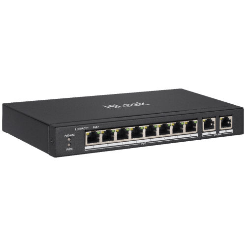 HiLook NS-0310P-60(B) 10 Port Yönetilemez Masaüstü Switch