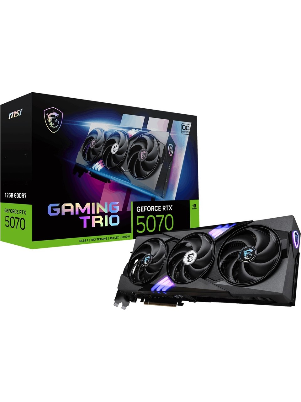 MSI RTX5070 12G Gaming Trio OC G5070-12GTC 192Bit GDDR7 12GB Ekran Kartı