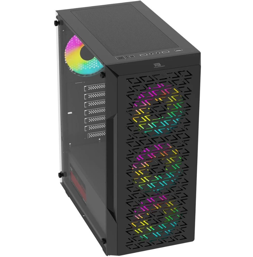 PowerBoost PB-P801AB 650w 80+ Bronze USB 3.0,ATX Mesh RGB Fan Siyah Kasa
