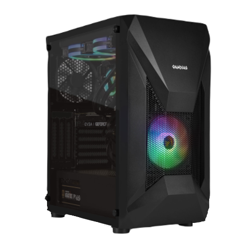Gamdias TIGER-556X Ryzen 5 5600X 16Gb Ram 512Gb NVMe SSD 8Gb GDDR5 RX580 Ekran Kartı 500W Oyuncu Bilgisayarı