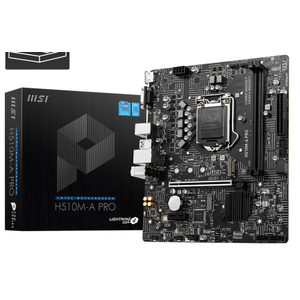Msi H510M-A PRO DDR4 3200MHz HDMI M.2 mATX 1200p Anakart