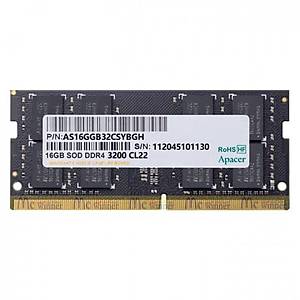 Apacer 16GB (1x16GB) 3200Mhz CL22 DDR4 Notebook SODIMM Ram (ES.16G21.GSH)