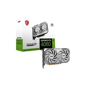 MSI RTX 4060 Ventus 2X White 8G OC  GDDR6X 128B Ekran Kart�