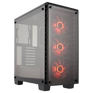 Corsair Crystal 460X RGB Fanl� Tempered Glass Pencereli ATX KASA (PSU YOK)
