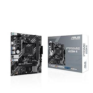 ASUS MB PRIME A520M-R AMD A520 AM4 DDR4 5100 HDMI M2 USB3.2 mATX ANAKART