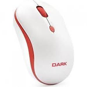 Dark MSW100W K�rm�z� Beyaz Kablosuz Mouse