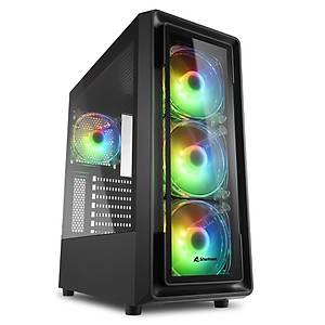 Sharkoon TK4 RGB Tempered Glass USB 3.0 Atx Mid Tower Bilgisayar Kasas�