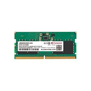 Transcend 8GB(1x8GB) 4800Mhz SODIMM CL40 DDR5 Notebook Ram (JM4800ASG-8G)