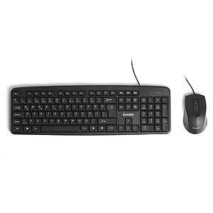 Dark DK-AC-KM1030 T�rk�e Q Kablolu Ofis Klavye & Mouse Set