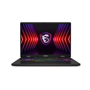 MSI Sword 16 HX B14VGKG-876XTR I9-14900HX 32GB DDR5 RTX4070 GDDR6 8GB 1TB SSD 16.0 FHD+ 144Hz FreeDOS Laptop