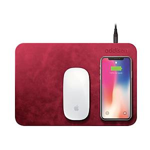 Addison WMP-15 28,5x19,5x0,5cm K�rm�z� Kablosuz �arj+Mouse Pad