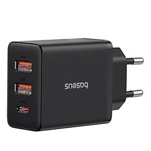 Baseus Cube P10111402113-00  Siyah  2U+C 30W H�zl� �arj Cihaz�