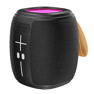Mikado MD-888 Siyah CUBE 5W 1200mAh BT-TF-USB-LED I��kl� Speaker Hoparl�r
