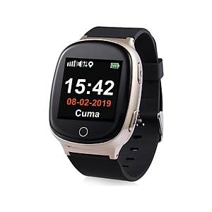 T Smart S3 GPS Senior Watch Gold Yeti�kin Ak�ll� Saati
