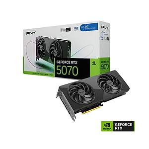 PNY GeForce RTX 5070 OC 12GB Dual-Fan Slim GDDR7 192Bit Gaming Ekran Kart� (VCG507012DFSXPB1-O)